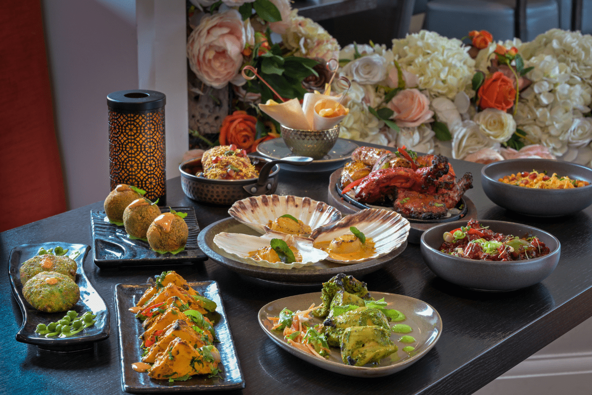 A delicious selection of starters from Laguna Caterers