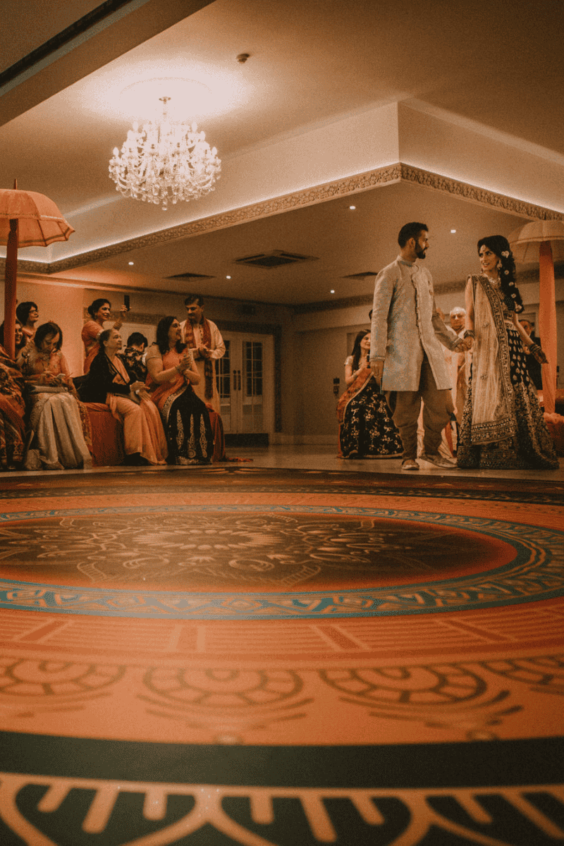 A colourful Mehndi night at Froyle Park